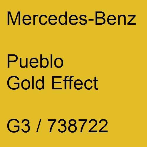 Mercedes-Benz, Pueblo Gold Effect, G3 / 738722.